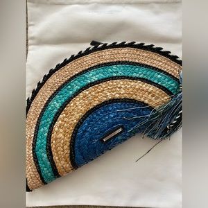 Rebecca minkoff straw clutch